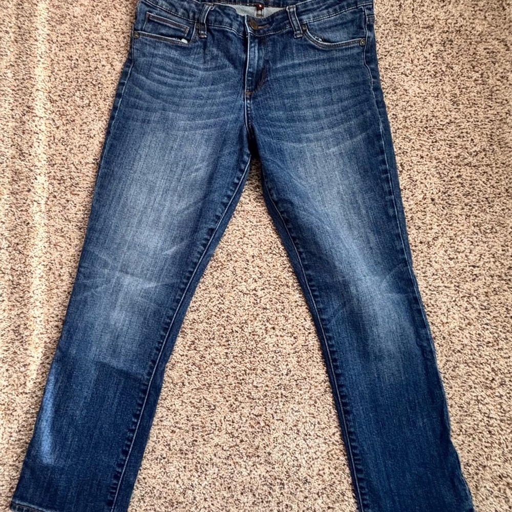 Kut from the Kloth Dark Blue Straight Leg Jeans